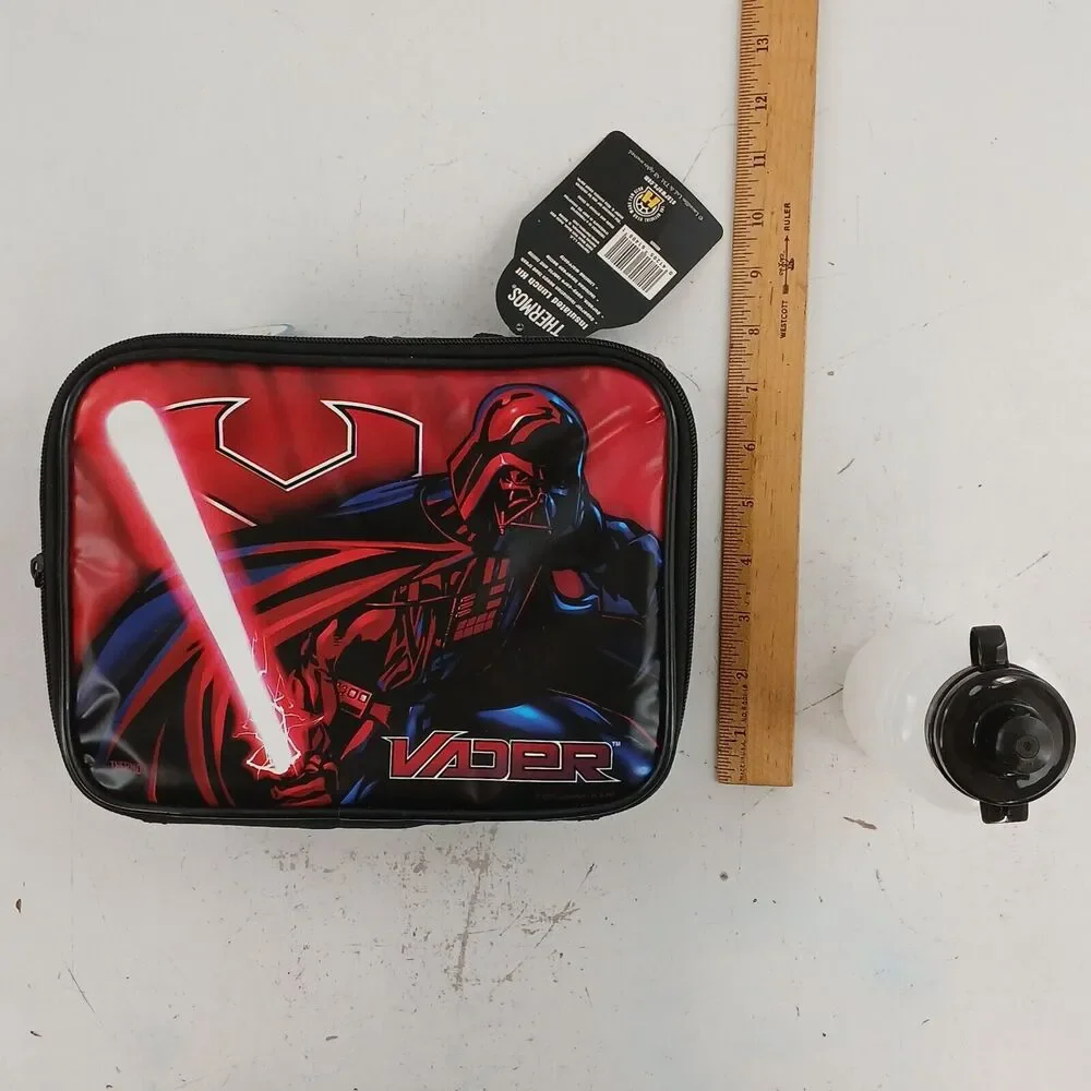 Star Wars Darth Vader Backpack Set Lunch Bag Pencil Case Water Bottle Kids